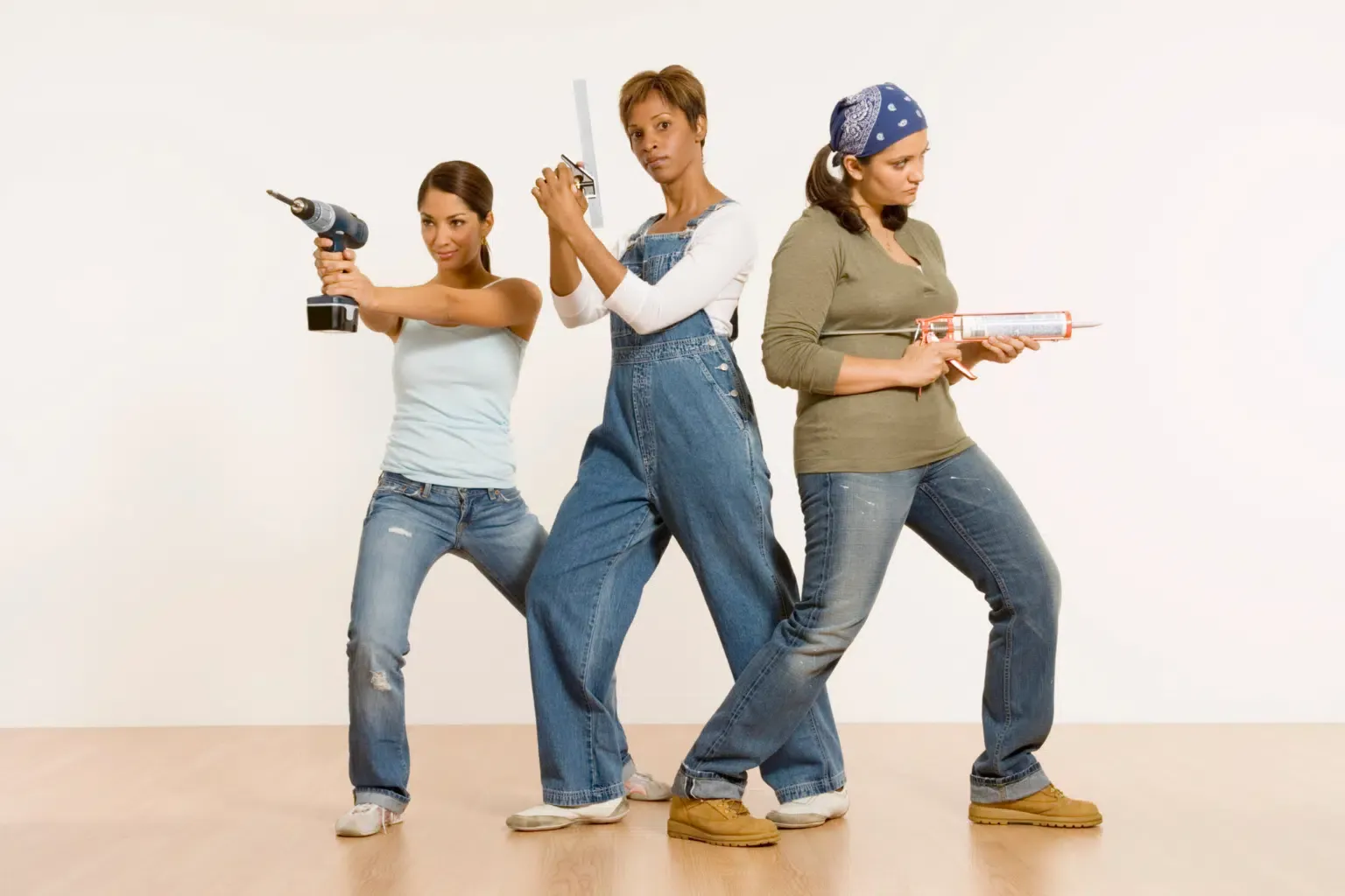 A group of women with tools
